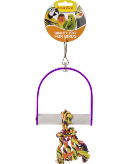 ACRYL ZITSTOK 42,5 CM MET TOUWKNOOP