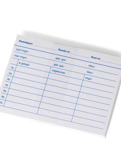 kweekkaart voor houder met draad