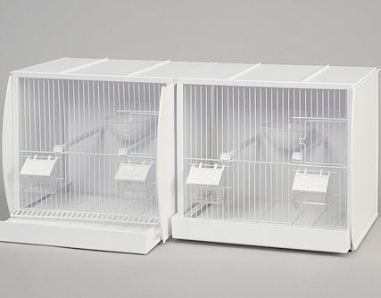 Dubbele kunststof broedkooi