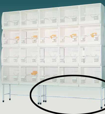 Metalen standaard voor kweekbox