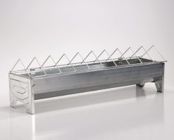 Kippenvoerbak zink 50 cm