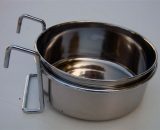 RVS bakje 12 cm met ophanghaak