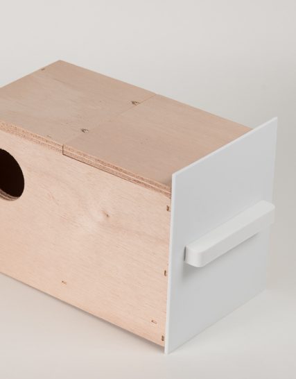 Nestkast gouldamadine voor de broedkooi