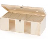 Vervoerskist speciaal met uitlaat papegaai, 2-vaks