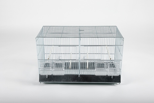 Metalen draadkooi 41 cm met nest.jpg Metalen draadkooi 41 cm met nest