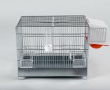 Metalen draadkooi 41 cm met nest