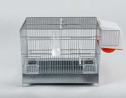 Metalen draadkooi 41 cm met nest