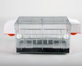 Metalen draadkooi 54,5 cm met voorhangnesten