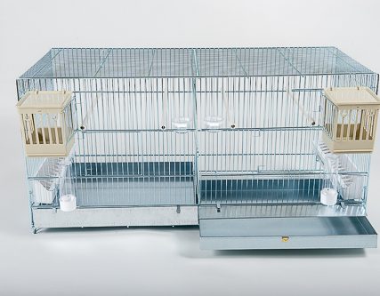 Italiaanse Metalen draadkooi/kweekkooi 90 cm breed