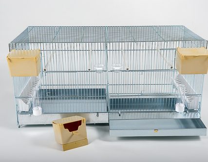 Italiaanse Metalen draadkooi/kweekkooi 90 cm breed