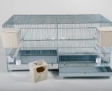 Italiaanse Metalen draadkooi/kweekkooi 90 cm breed