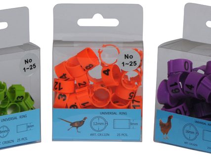 clickringen 12 mm genummerd