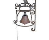 Design deurbel met vogel