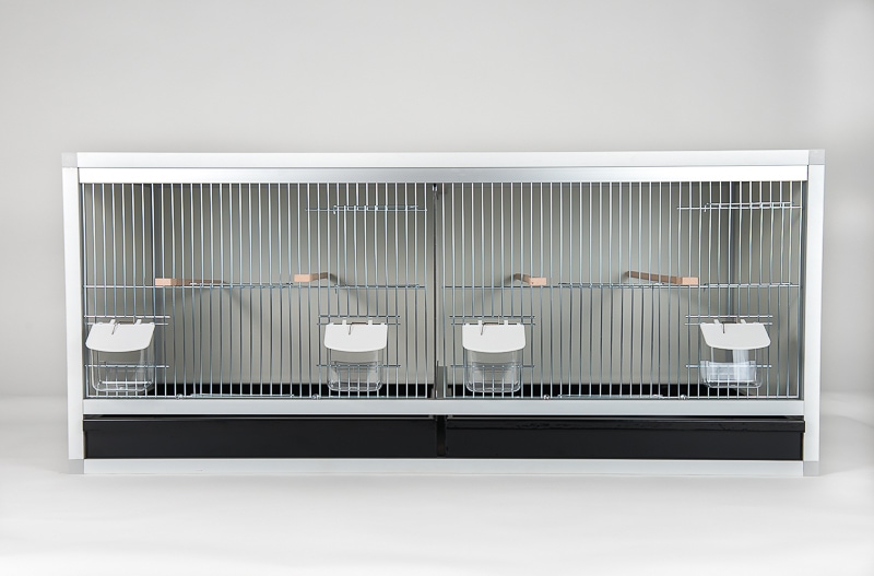 Aluminium broedkooi met gecoate lades Aluminium broedkooi met gecoate lades