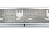 Aluminium broedkooi 120 cm met keizersnesten