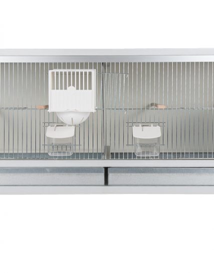 Aluminium broedkooi 120 cm met keizersnesten