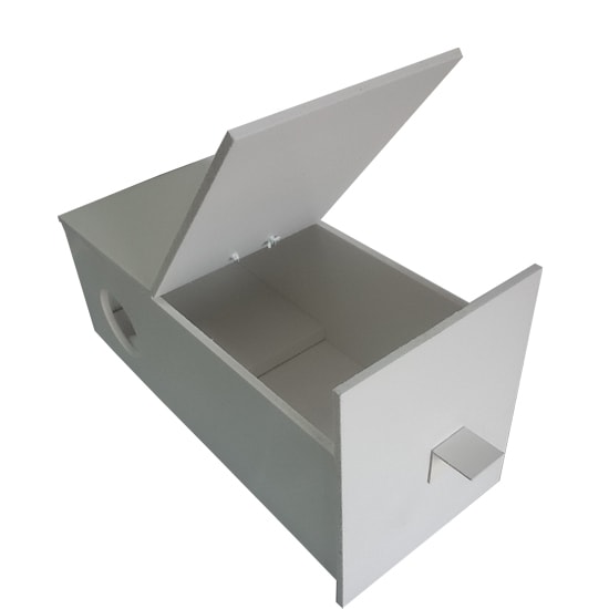 Kunststof gouldamadine nestkast Kunststof gouldamadine nestkast