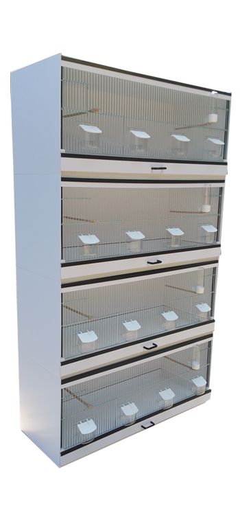 Bakker kooi 1 delig opgestapeld