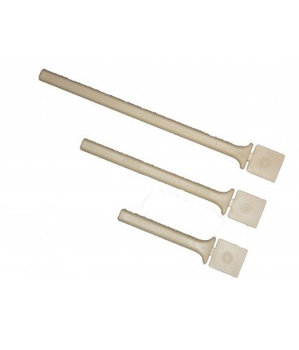 Plastic zitstok 10 cm beige