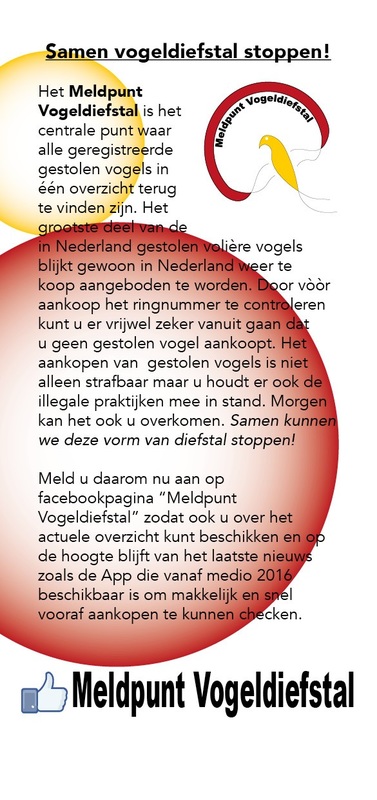 meldpunt vogeldiefstal
