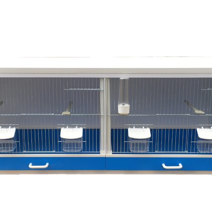 Bakker kooi blauwe lade