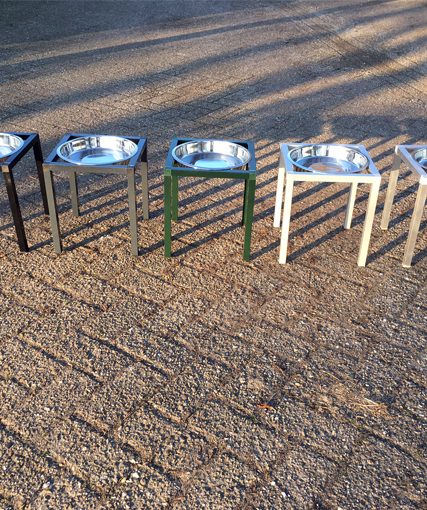 Volierebad met rvs schaal