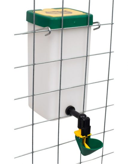 drinkfles met klapdeksel en drinkcup