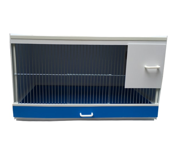 Kunststof broedkooi parkieten met gekleurde lades Kunststof broedkooi parkieten met gekleurde lades