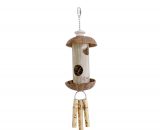 Vogelspeelgoed kokos koker