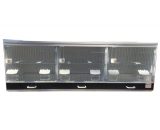 Kunststof broedkooi 3 delig met accentkleur