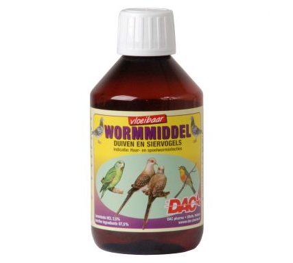 Wormmiddel vogels 200 ml