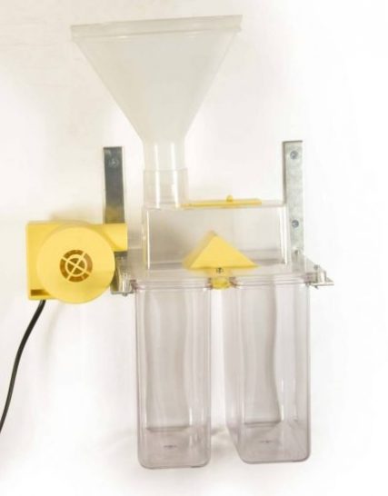 Kaf O Matic ® Kafmolen Large voor het scheiden van veel kaf van vogelzaad