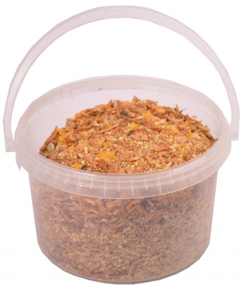 Kippenmuesli met garnaaltjes Kippenmuesli met garnaaltjes