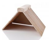 Rustplankje hout / zitschap duiven.