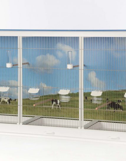 Kamervoliere met fotoprint