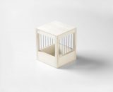 Houten tralie nestkast