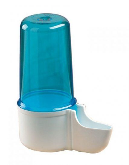 Mini drinkfontein blauw met zachte hoge voet 60 cc