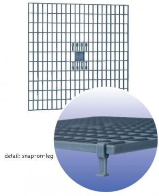 Kunststof bodemrooster op maat knipbaar