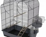 Vogelkooi Duvo Eliza grijs met zwart