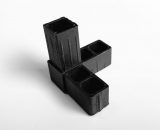 Verbindingsstuk voliere hoek zwart