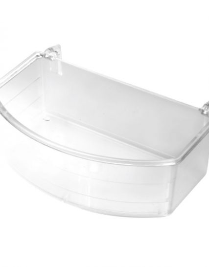 Kunststof voerbak vogels 12,5cm breed