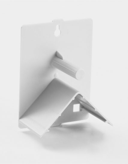 Kunststof vogelzitschap wit