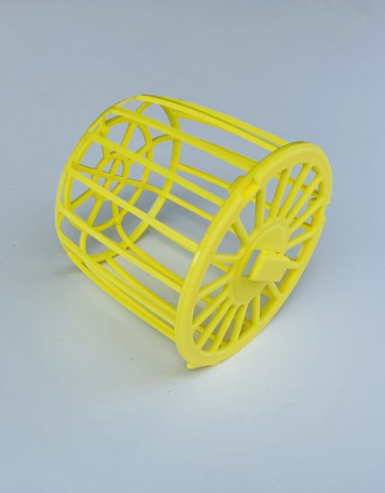 Nestmateriaal houder geel