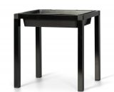 Zwart volierebad met kunststof bad