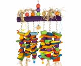 Kleurrijke houten speelmobiel