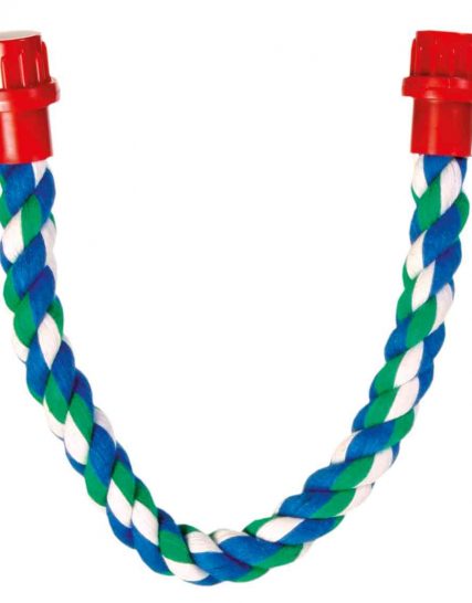 Touw zitstok 37 cm geschikt voor bijvoorbeeld kanaries of grasparkieten.