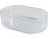 Eivoerbakje ovaal transparant