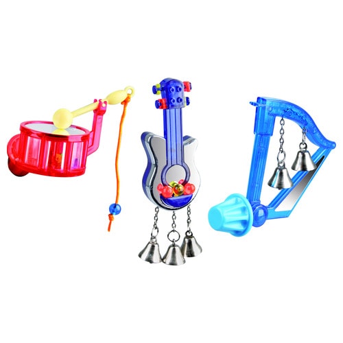 Vogelspeelgoed muziek assorti Vogelspeelgoed muziek assorti