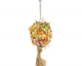 Vogelspeeltje boeket papier klein