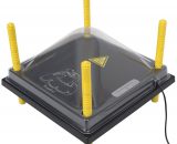 Afdekkap kunststof voor warmteplaat 30x30cm